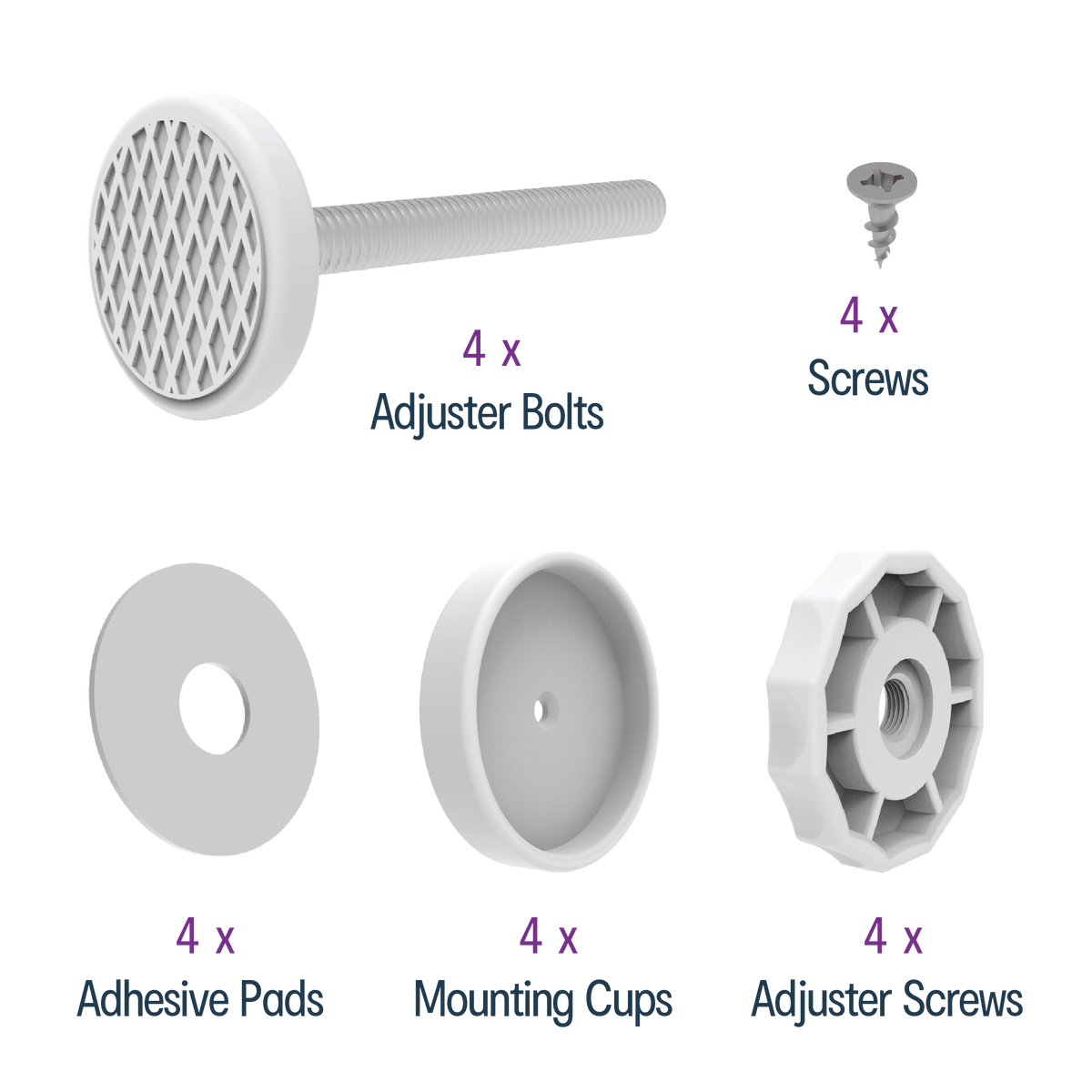 MOUNTING BOLT KIT Extra Tall & Wide Metal Gate (WHITE) Kmart Spare